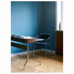 Bureau Pavilion AV17, piètement chromé | Tables, Bureaux