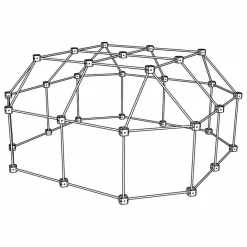 Discount Sarbakane Cabane à construire - Pack Castor - 111 pièces Bois clair