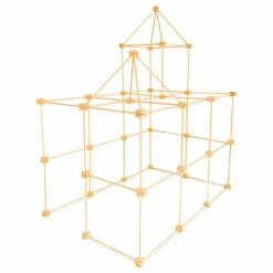 Discount Sarbakane Cabane à construire - Pack Castor - 111 pièces Bois clair