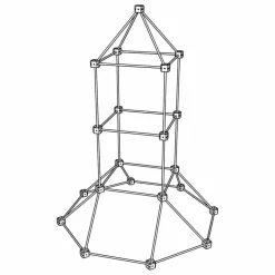Online Cabane à construire - Pack Ecureuil - 72 pièces Tipis, Cabanes