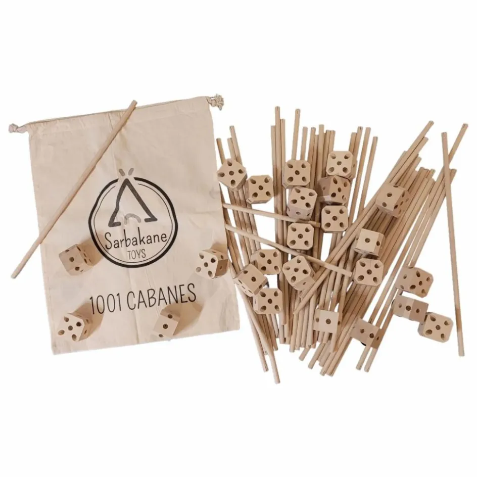 Online Cabane à construire - Pack Ecureuil - 72 pièces Tipis, Cabanes