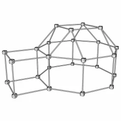 Online Cabane à construire - Pack Ecureuil - 72 pièces Tipis, Cabanes
