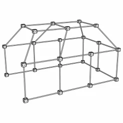Online Cabane à construire - Pack Ecureuil - 72 pièces Tipis, Cabanes