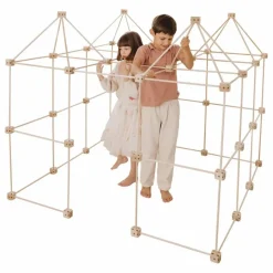Discount Cabane à construire - Pack Grizzly - 155 pièces Tipis, Cabanes