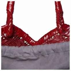 Clearance Vipera Cabas Crudelia Cuir | Rouge foncé