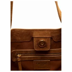 Online Elleme Cabas Dimple Suède | Cognac