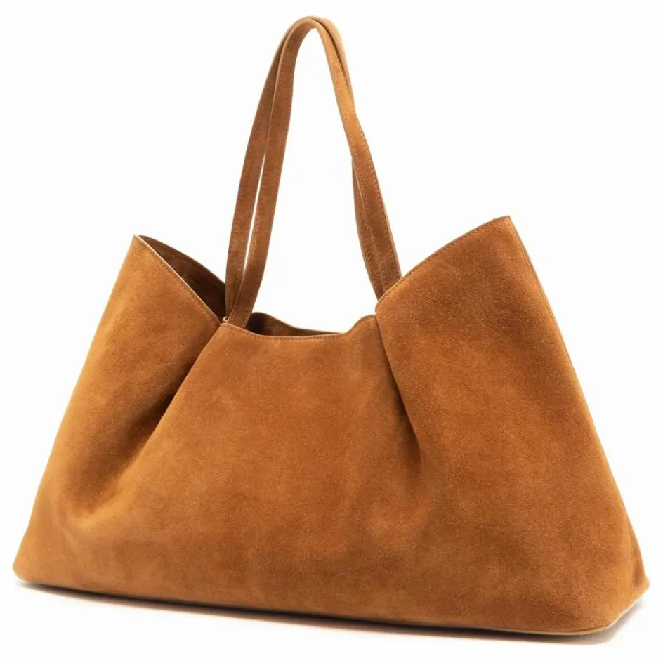 Online Elleme Cabas Dimple Suède | Cognac