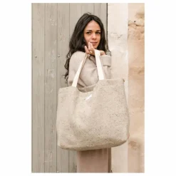 Cabas en laine et lin | Sacs À Langer|Puériculture