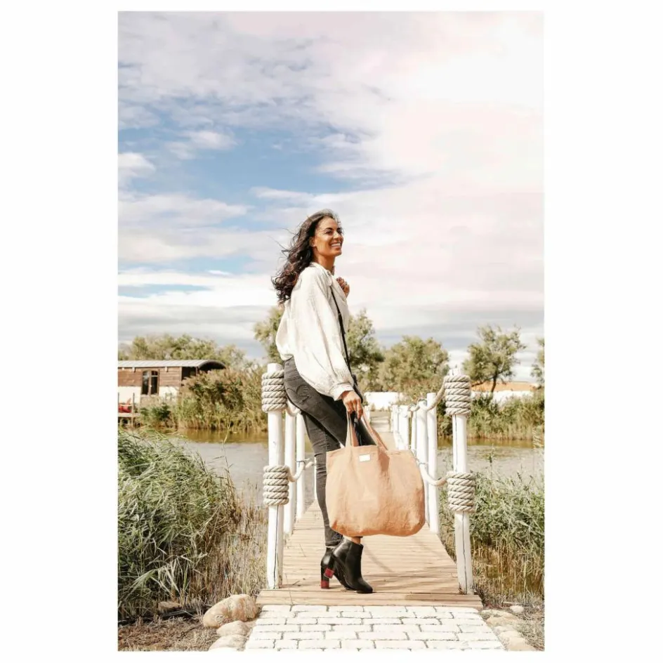 Discount Adorna Cabas en lin | Terracotta
