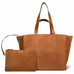 Cabas Léon M Croûte de Velours | Femme Cabas