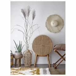 New Bloomingville Cabinet rond Otto en cannage Naturel