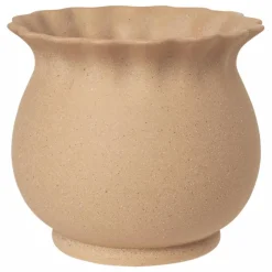 Outlet Broste Copenhagen Cache Pot Alexa en céramique | Sable
