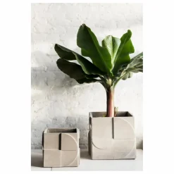 Serax Cache pot Seventies en béton || Vases, Objets Déco