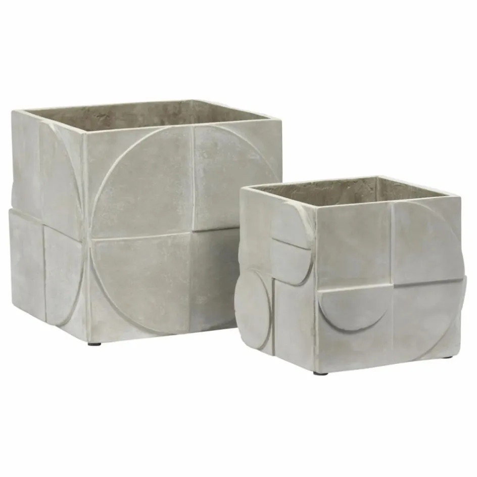 Serax Cache pot Seventies en béton || Vases, Objets Déco
