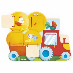 Janod Jouets D'Éveil|Jouets D'Éveil*Cache-cache tracteur