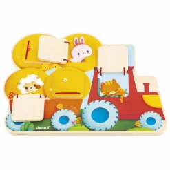 Janod Jouets D'Éveil|Jouets D'Éveil*Cache-cache tracteur
