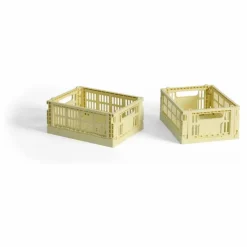 Outlet Cagettes pliables Crate - Set de 2 | Petits Rangements