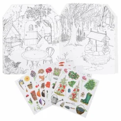 Moulin Roty Loisirs Créatifs*Cahier stickers Le jardinier