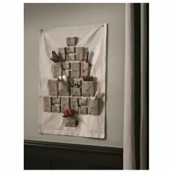 Clearance Ferm Living Calendrier de l'avent Pine en coton bio Naturel