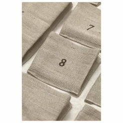 Clearance Ferm Living Calendrier de l'avent Pine en coton bio Naturel