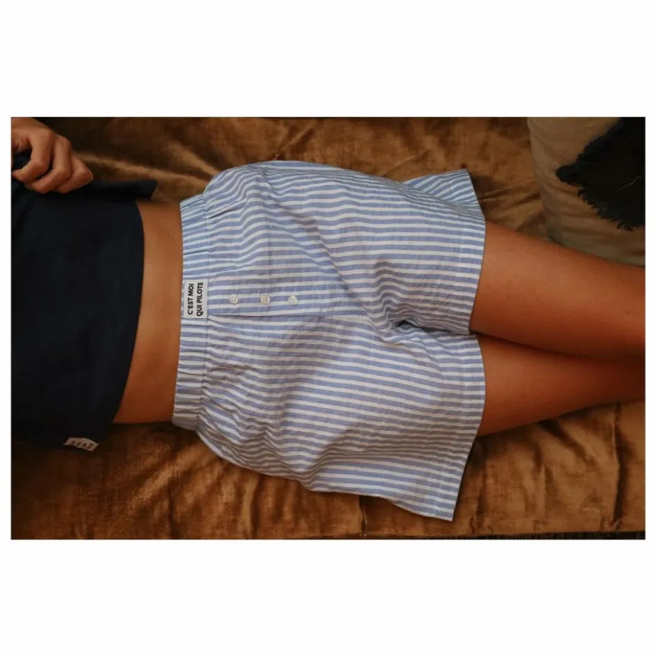 Femme C'est moi qui pilote Sous-Vêtements|Lingerie, Chaussettes*Caleçon Rayures |