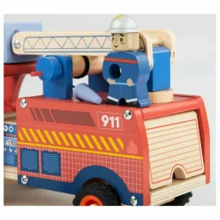 Moulin Roty Garages, Circuits*Camion de pompier avec ses accessoires |