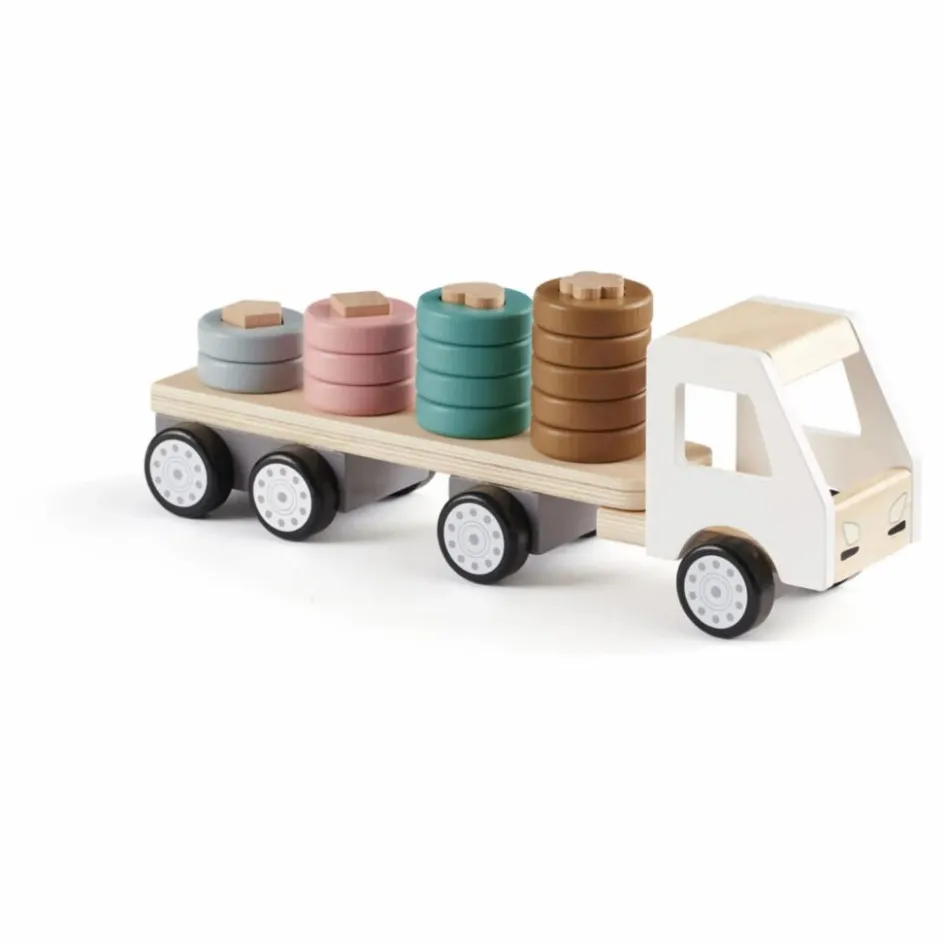 Kid's Concept Camion et anneaux à empiler| Jouets D'Éveil