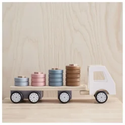 Kid's Concept Camion et anneaux à empiler| Jouets D'Éveil