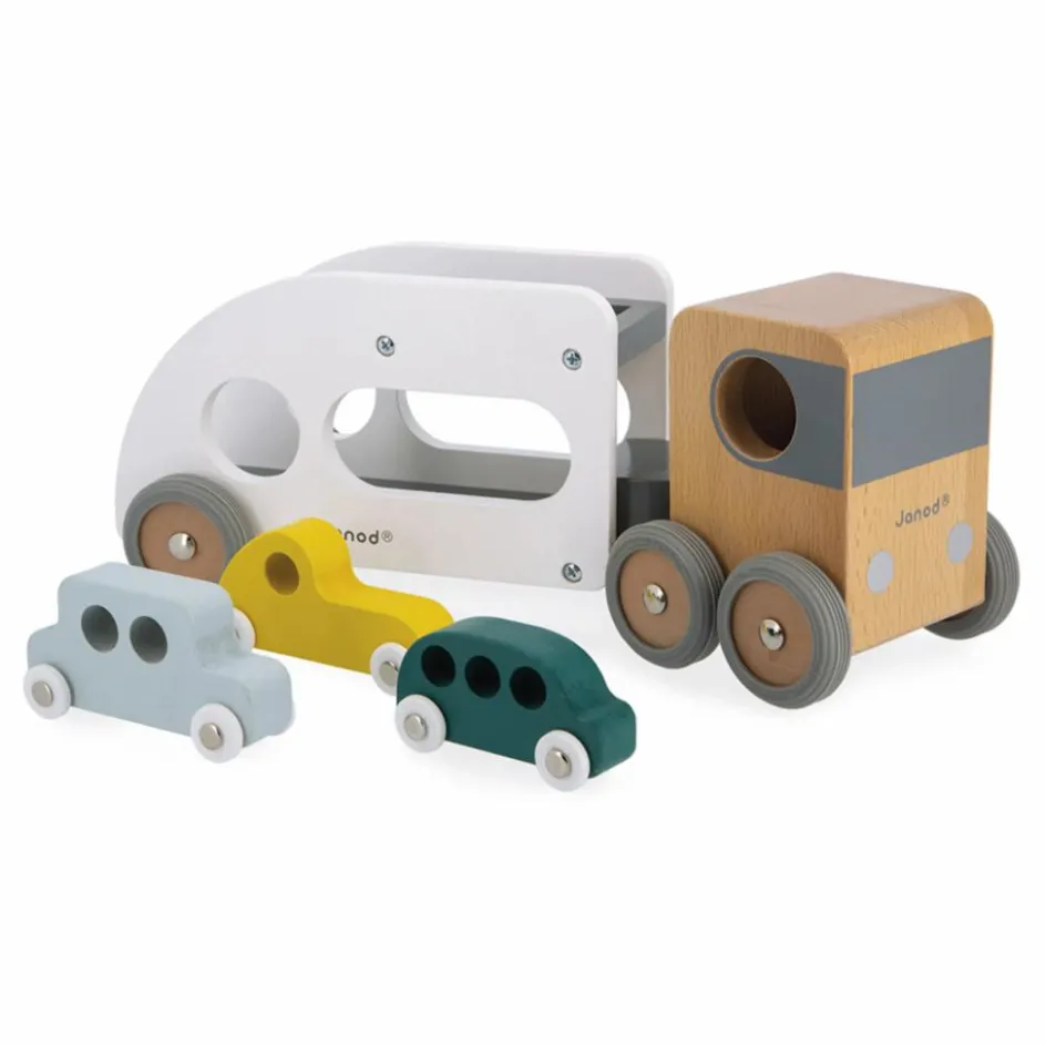 Clearance Camion Porte-autos et ses 3 véhicules Garages, Circuits
