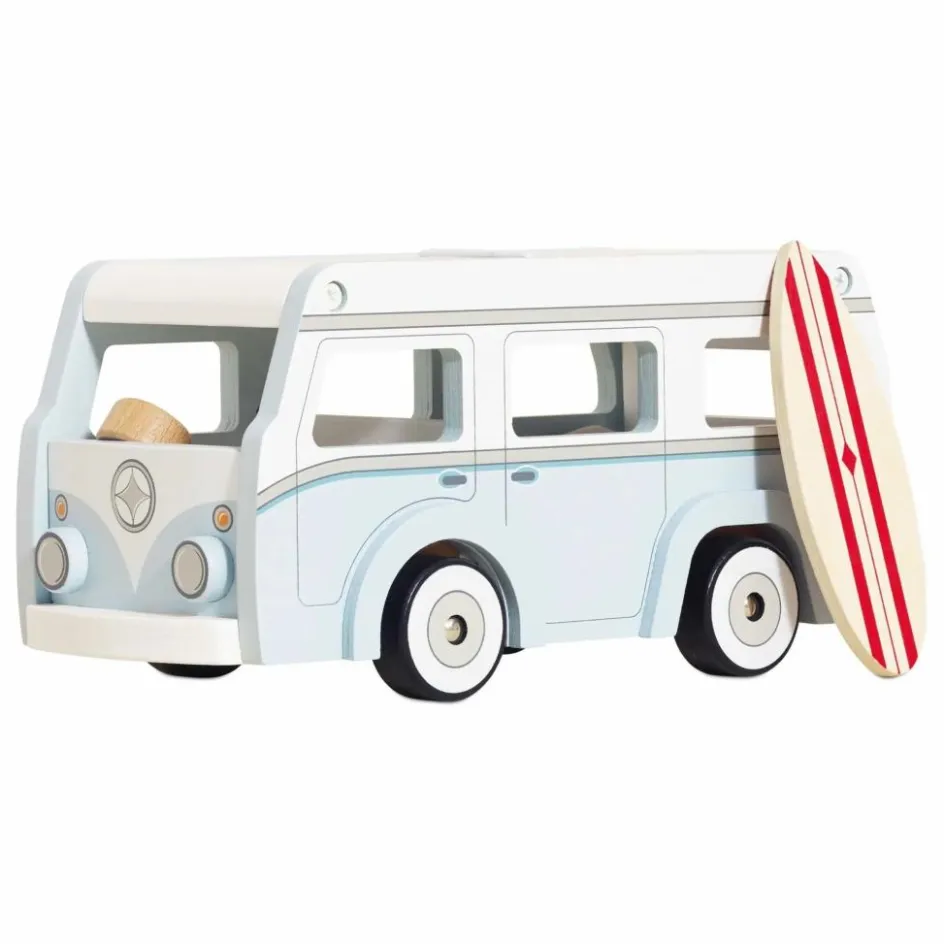 Hot Le Toy Van Camping-car en bois | Bleu