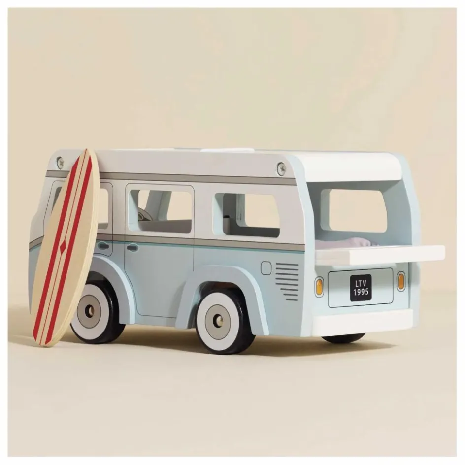 Hot Le Toy Van Camping-car en bois | Bleu