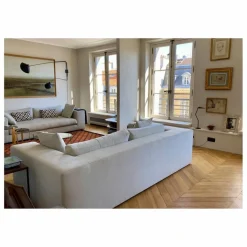 Outlet Panac Edition Canapé 4 places Bellechasse en bouclette - 275 cm | Off-White