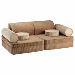 Best Canapé modulable en velours côtelé | Enfant Chaises Enfant