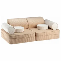 Outlet Canapé modulable en velours côtelé | Enfant Chaises Enfant
