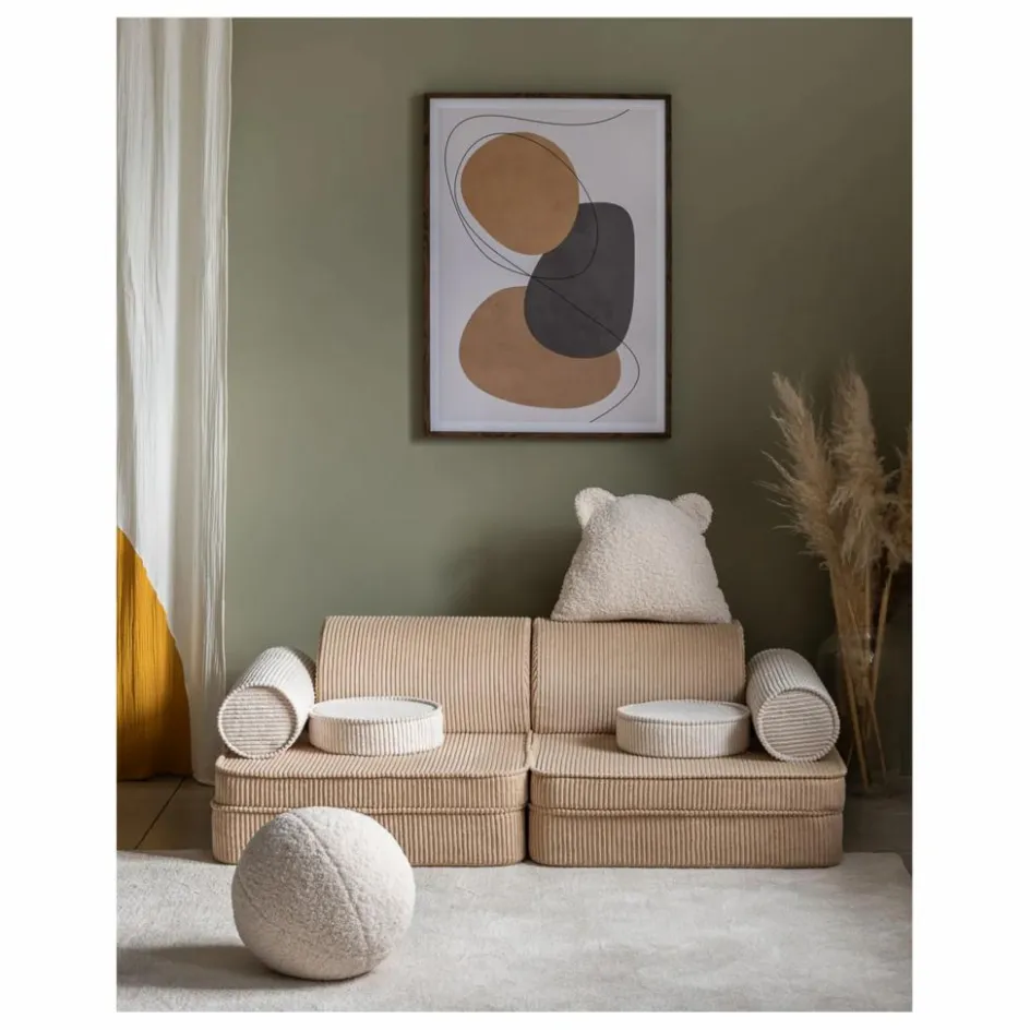 Outlet Canapé modulable en velours côtelé | Enfant Chaises Enfant