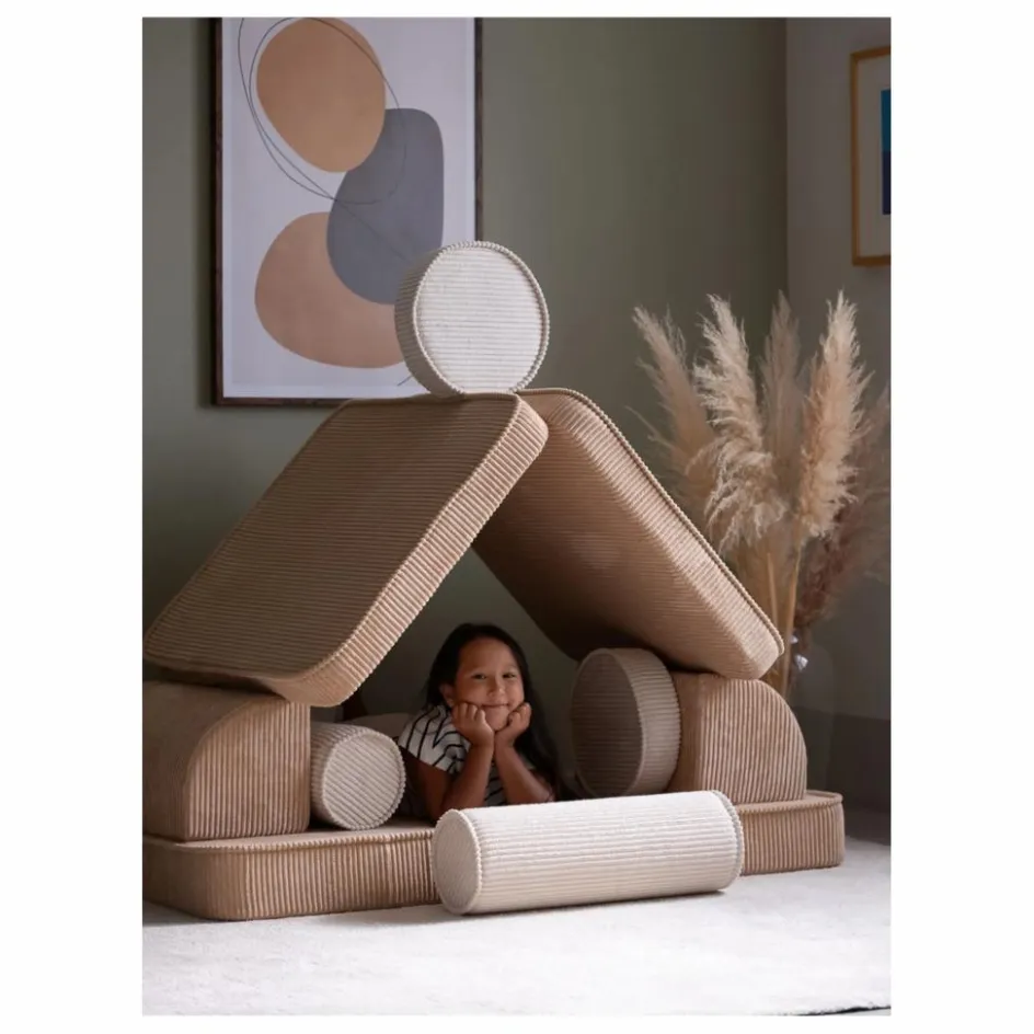 Outlet Canapé modulable en velours côtelé | Enfant Chaises Enfant
