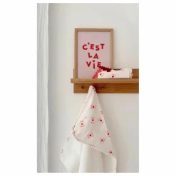 Discount Rose in April Cape de bain Colette Boum Boum | Blanc