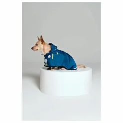 Discount Rainkiss Cape pour Chien Imperméable Japanese Blossom | Bleu