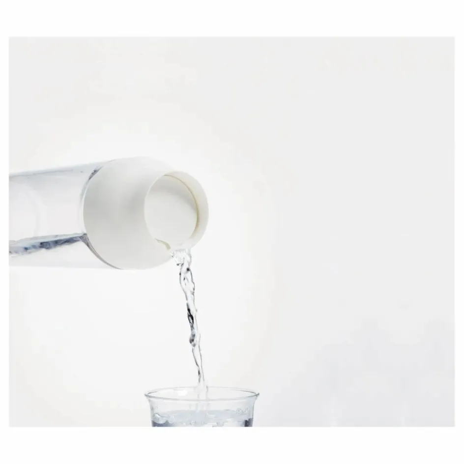 Outlet Kinto Carafe en verre Capsule - 1 L | Blanc