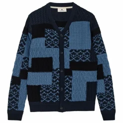 New Cardigan Aksvend Patchwork Fibres Recyclées | Homme Sweats, Pulls