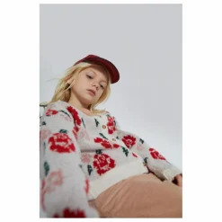 Outlet Mipounet Cardigan Alma Fleuri | Ecru