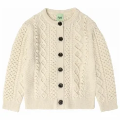 FUB Cardigan Aran Laine de Mérinos ||Enfant Pulls, Gilets|Pulls, Gilets