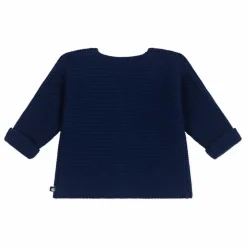 Online Petit Bateau Cardigan Barby Coton Bio | Bleu marine