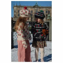 Konges Sløjd Cardigan Belou Roses Laine ||Enfant Pulls, Gilets|Pulls, Gilets