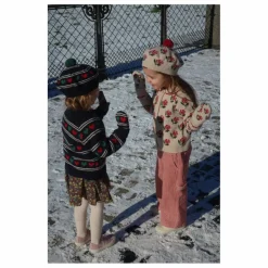 Konges Sløjd Cardigan Belou Roses Laine ||Enfant Pulls, Gilets|Pulls, Gilets