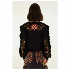 Outlet Cardigan Berry Brodé | Femme Pulls, Gilets