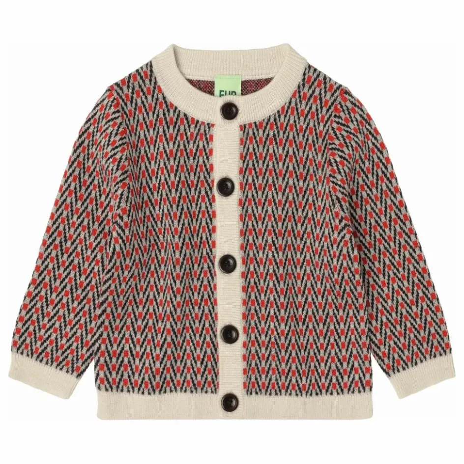 FUB Cardigan Chevrons Laine de Mérinos || Pulls, Gilets|Pulls, Gilets