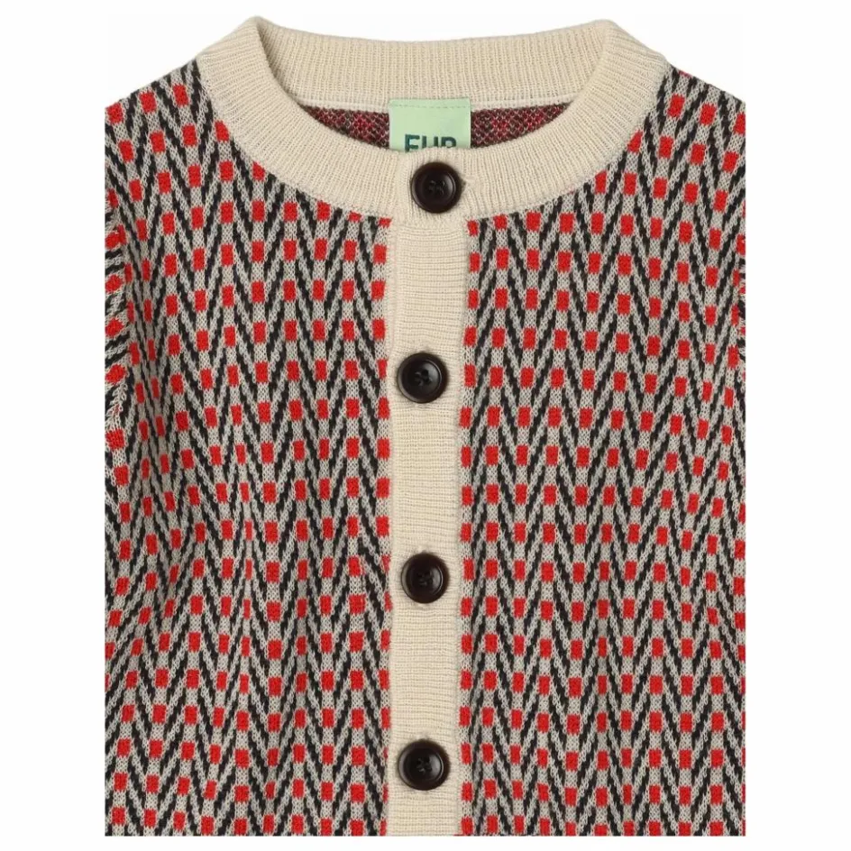 FUB Cardigan Chevrons Laine de Mérinos || Pulls, Gilets|Pulls, Gilets