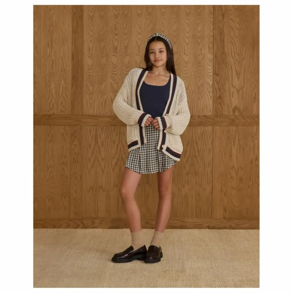 New Rylee + Cru Cardigan Collegiate | Ecru