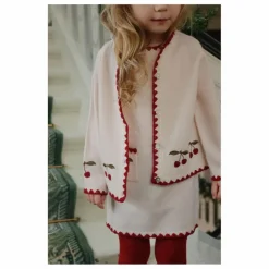 Enfant Konges Sløjd Pulls, Gilets|Pulls, Gilets*Cardigan Collette Cerises Laine |